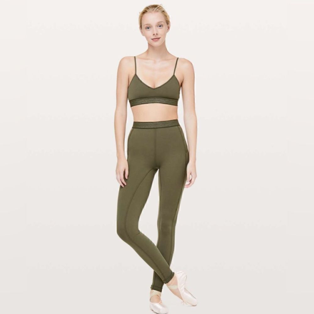 Lululemon Principal Dancer Golden Lining Tight *28" Size 4 - Picture 13 of 13